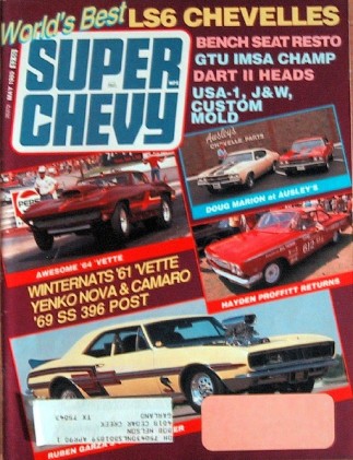 SUPER CHEVY 1989 MAY - YENKO NOVA, LS-6, B. MITCHELL